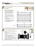 Preview for 8 page of Timbertech Impression Rail Express Installation Manual