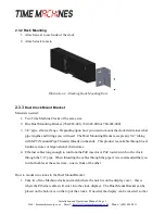 Preview for 6 page of Time Machines 760-200-000 Installation And Operation Manual