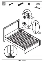 Preview for 7 page of Time4Sleep BROOKES BEDSTEAD Assembly Instructions Manual