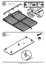 Preview for 9 page of Time4Sleep BROOKES OTTOMAN BED Manual