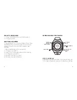 Preview for 4 page of Timex Ironman Run x20 GPS Quick Start Manual