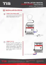 Preview for 5 page of TIS X-5S1Z-AMP Installation Manual