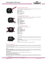 Preview for 4 page of Tissot CHRONOGRAPH WITH ALARM User Manual