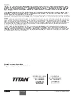 Preview for 54 page of Titan 0290005 Owner'S Manual