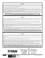 Preview for 64 page of Titan 0290008 Owner'S Manual