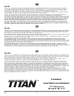 Preview for 45 page of Titan 0524044 Operating Manual