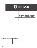 Preview for 128 page of Titan 0537000 Operating Manual