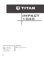 Preview for 36 page of Titan 0552600 Operating Manual