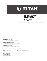 Preview for 92 page of Titan 2405360 Operating Manual