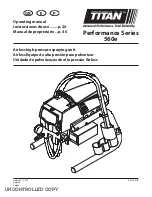 Preview for 2 page of Titan 560e Operating Manual