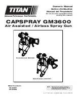 Titan CAPSpray GM3600 Owner'S Manual preview