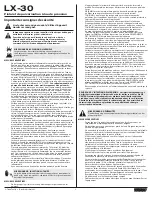 Preview for 3 page of Titan LX-30 Instruction Sheet