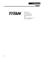 Preview for 112 page of Titan PowrPlast 600 Operating Manual