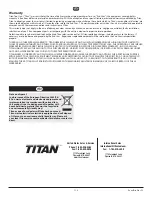 Preview for 118 page of Titan PT12000 Plus DI 400V Operating Manual