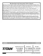 Preview for 40 page of Titan SPEEFLO Admiral 830-331 Owner'S Manual