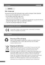 Preview for 24 page of Titanium 2502XCD Operating Manual