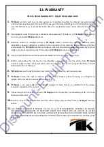 Preview for 16 page of TK MVP-90 Operator'S Safety And Service Manual