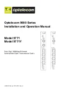 TKH Optelecom 9771 Installation And Operation Manual preview