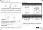 Preview for 2 page of TLC Electrical Supplies LEDlite LTFL30PIR Installation Sheet