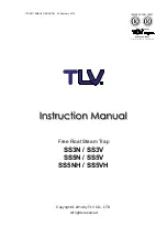 TLV SS3N Instruction Manual preview