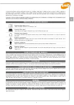 Preview for 7 page of TMB PICCOLO COMFORT PLUS Use And Maintenance Manual