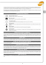 Preview for 19 page of TMB PICCOLO COMFORT PLUS Use And Maintenance Manual