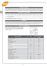 Preview for 32 page of TMB PICCOLO COMFORT PLUS Use And Maintenance Manual