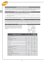 Preview for 44 page of TMB PICCOLO COMFORT PLUS Use And Maintenance Manual