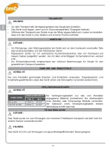 Preview for 60 page of TMB PICCOLO COMFORT PLUS Use And Maintenance Manual