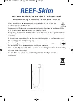 Preview for 4 page of TMC Aquarium REEF-Skim 100 AC Instructions For Installation And Use Manual