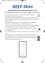 Preview for 40 page of TMC Aquarium REEF-Skim 100 AC Instructions For Installation And Use Manual