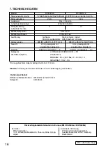 Preview for 16 page of Toa BC-5000-12 Operating Instructions Manual