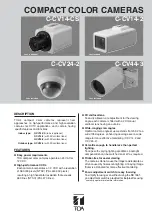 Preview for 1 page of Toa C-CV14-2 NTSC Specifications