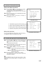 Preview for 17 page of Toa C-QA40 Operating Instructions Manual