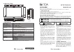 Toa CD-2011R AS Instruction Manual preview