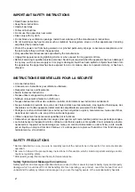 Preview for 2 page of Toa MW-41BT Operating Instructions Manual