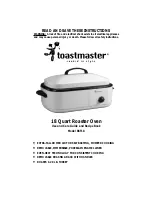 Toastmaster RST18 Use And Care Manual preview