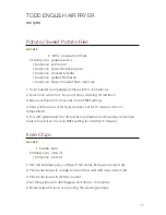 Preview for 11 page of Todd English TEAFXL55 Instructions And Recipes Manual