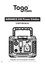 Togo POWER ADVANCE 240 User Manual preview