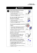 Preview for 13 page of TOHMEI ANTI ROLLING GYRO ARG175T Operation Instructions Manual