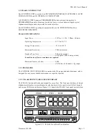 Preview for 6 page of Toledo Transducers PLS-601 User Manual