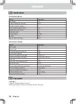 Preview for 76 page of tomado TDW6001W User Manual