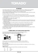 Preview for 28 page of tomado TFS4005B Instruction Manual