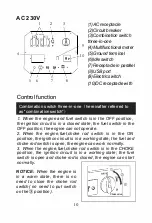 Preview for 14 page of Tomahawk TG3500i Operation Manual