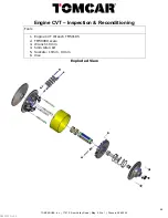 Preview for 61 page of TOMCAR Utility Vehicle Service Manual