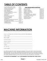 Preview for 3 page of Tomcat 295 Operator And Parts Manual