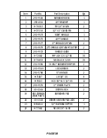 Preview for 40 page of Tomcat 295 Operator And Parts Manual