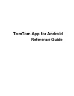 TomTom App for Android Reference Manual preview