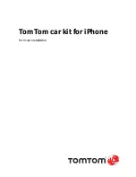 TomTom car kit for iPhone Reference Manual preview