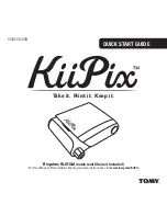 Tomy KiiPix E72752 Quick Start Manual preview